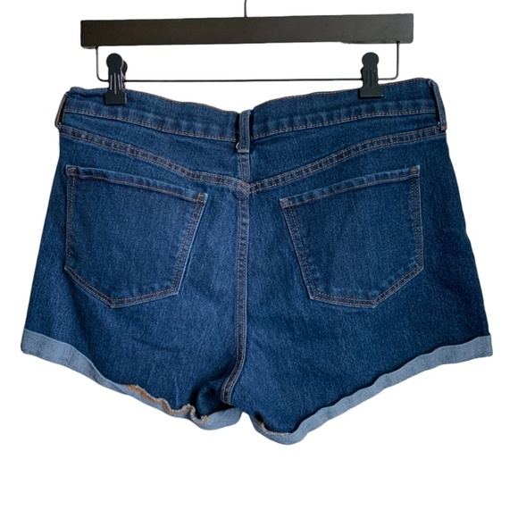Old Navy Women's Denim Shorts Size 10 Rolled Cuff - Picture 3 of 7